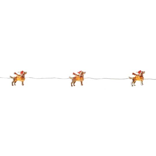 6ft. Dog with Scarf LED Icon String Lights by Ashland®